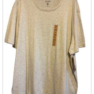 Ruff Hewn NWT Soft Comfortable Beige Short Sleeve T-shirt Size XXL
